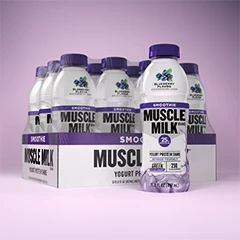 Muscle Milk Smoothie RTD and tray render